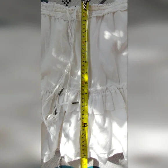 Vintage Abercrombie And Firch White Woman's Size Xs Skirt - Picture 5 of 9